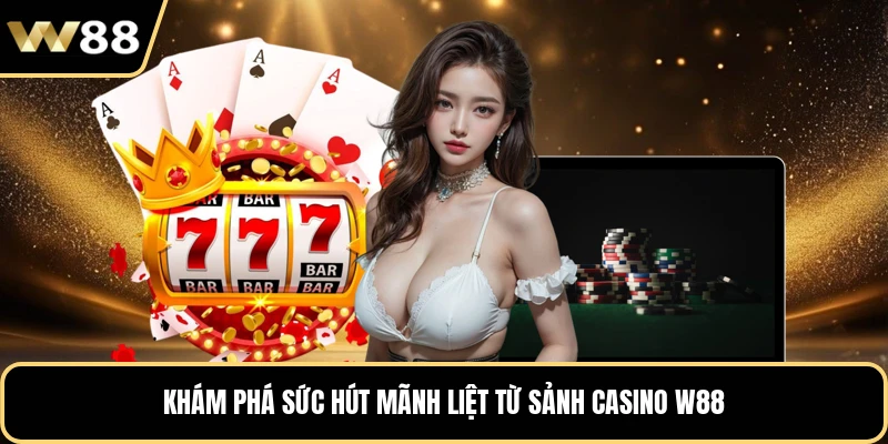 Khám phá sức hút mãnh liệt từ sảnh casino W88