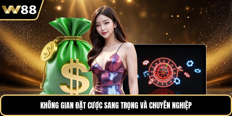 Không gian đặt cược đẳng cấp với nhiều phòng VIP