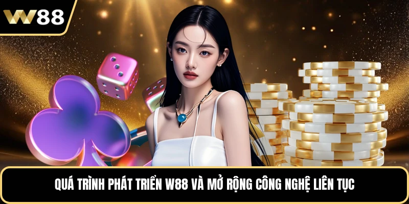 Quá trình phát triển W88 và mở rộng công nghệ liên tục