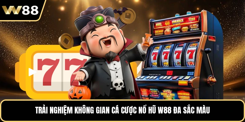 Trải nghiệm không gian cá cược nổ hũ W88 đa sắc màu